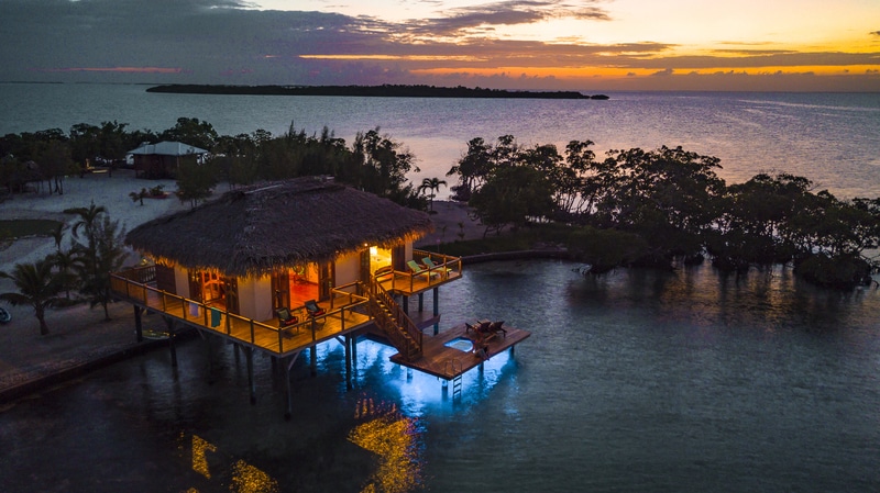 Little Peter Oasis Private Island overwater bungalow