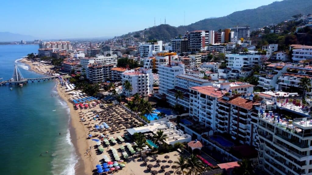 puerto vallarta rosita beach skyline