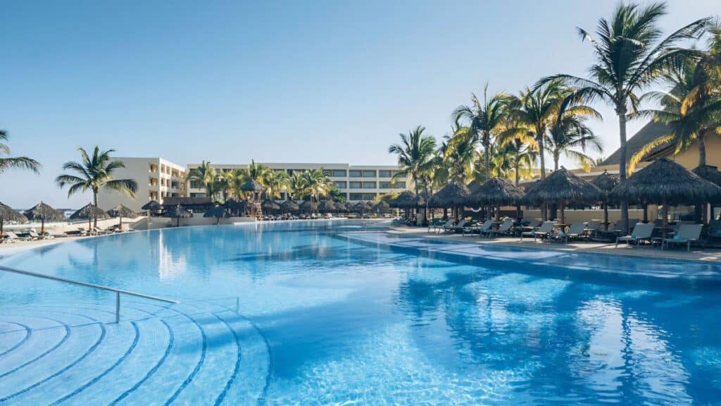 iberostar selection playa mita swimming pool with elegant stairs