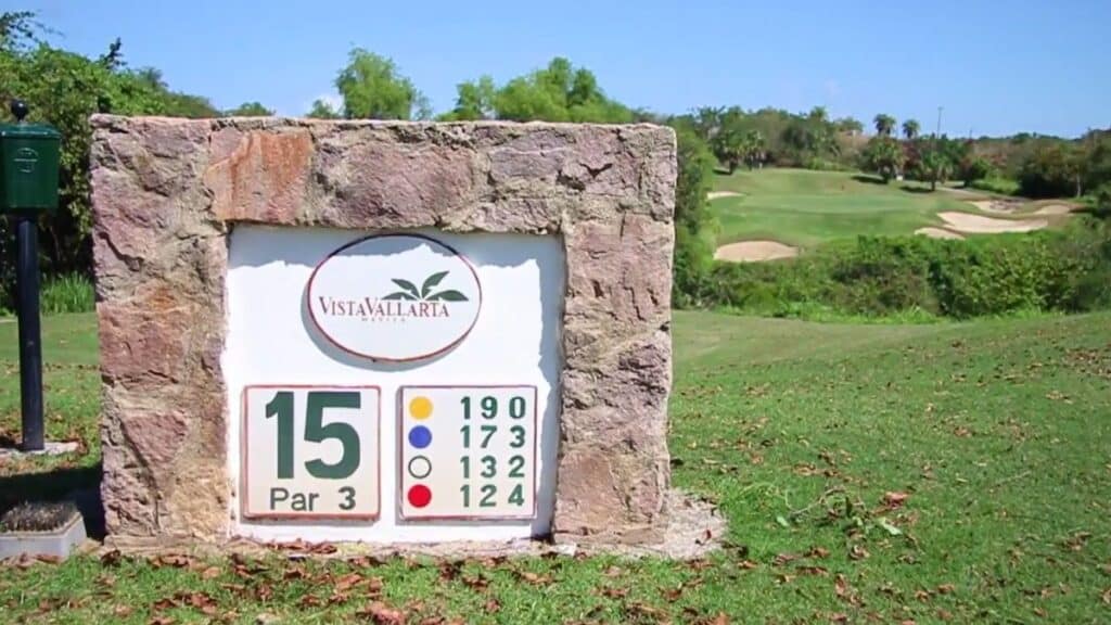 vista vallarta fifteenth hole sign