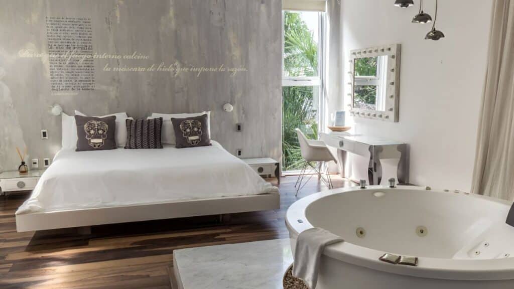 be playa hotel picturesque master suite with hot tub