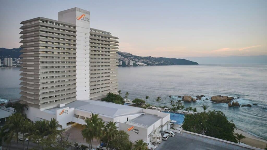 fiesta americana acapulco villas spectacular aerial view right on the beach